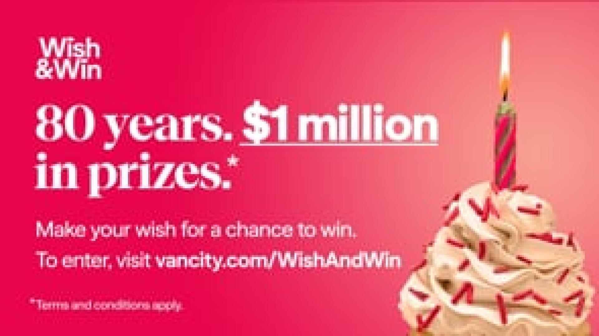 Preview image for the video "Vancity - 80th Anniversary Campaign in-branch display (no audio)".